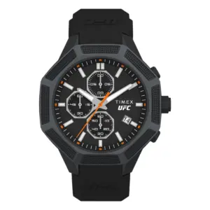 Timex UFC King kronograf med silikonarmband Svart