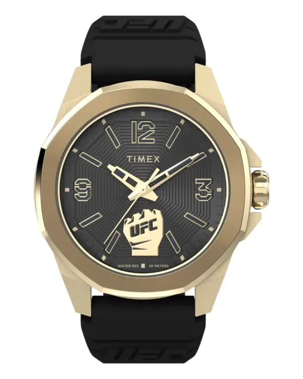 Timex UFC Prospect med svart silikonarmband – Svart