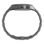 Timex herrklocka med grå stållänk och kvartsverk – Svart