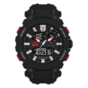 Timex UFC Impact analog och digital med resinarmband Svart