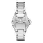 Armani Diver Quartz GMT Stållänk Svart