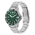 Armani Diver Quartz Stållänk Grön