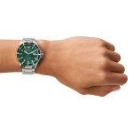 Armani Diver Quartz Stållänk Grön