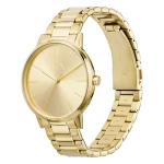 Armani Exchange Cayde Quartz Guldfärgad Stållänk Guld