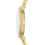 Armani Exchange Cayde Quartz Guldfärgad Stållänk Guld