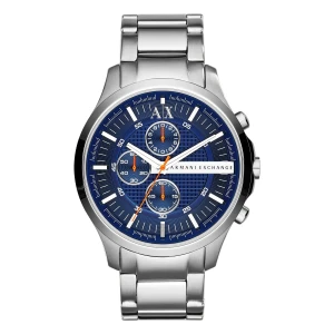 Armani Exchange Hampton Chrono Quartz Kronograf Stållänk Blå
