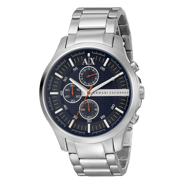 Armani Exchange Hampton Chrono Quartz Kronograf Stållänk Blå