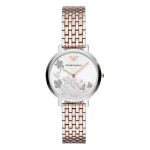 Armani Kappa Quartz Stållänk Silver