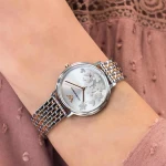 Armani Kappa Quartz Stållänk Silver