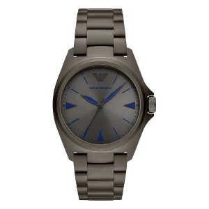 Armani Nicola Quartz Gunmetal Stållänk Grå