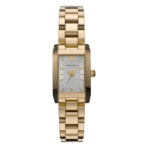 Armani Quartz Guldfärgad Stållänk Silver