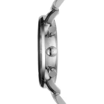 Armani Quartz Kronograf Datum Stållänk Svart