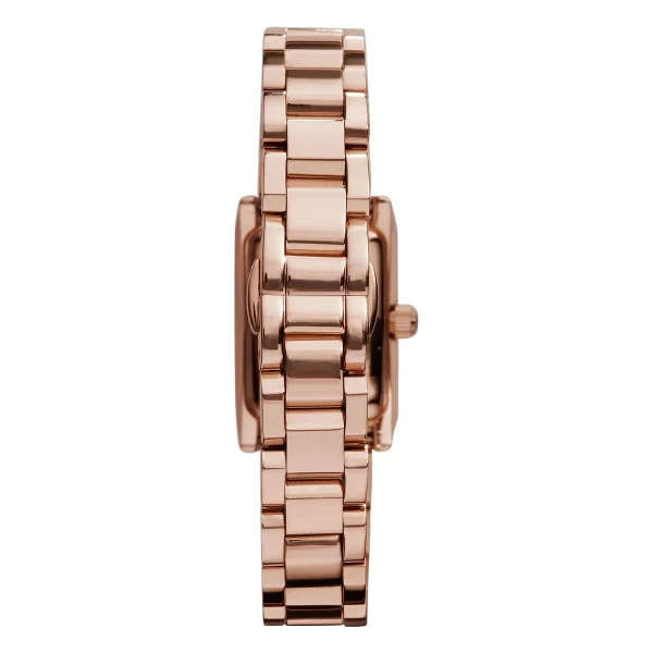 Armani Quartz Roséguldfärgad Stållänk Silver