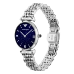 Armani Quartz Stållänk Blå