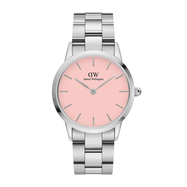 Daniel Wellington Iconic Link Blush 36 mm Quartz Stållänk Rosa