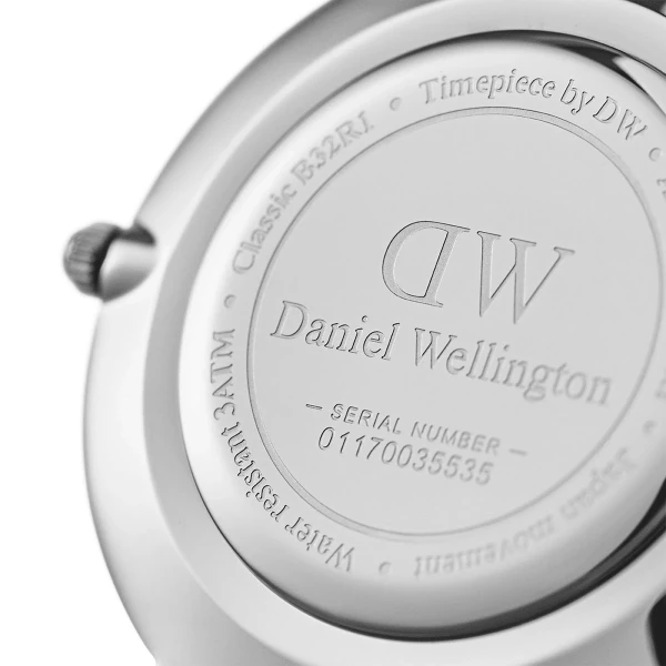 Daniel Wellington Petite Bondi Quartz Läderarmband Svart DW00600284