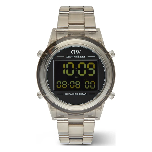 Daniel Wellington Retro Digital 42 mm Digital Plastlänk Ljusgrå