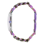 Guess Quartz Flerfärgad Stållänk Rosa