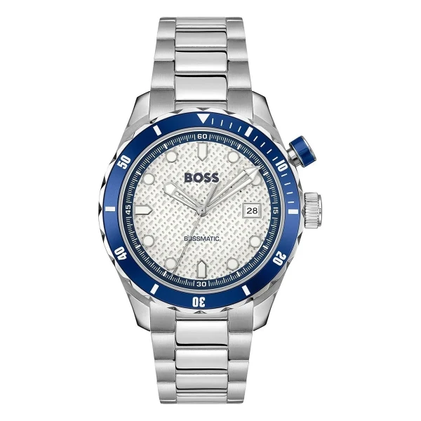 Hugo Boss Bossmatic Kinetic Stållänk Vit