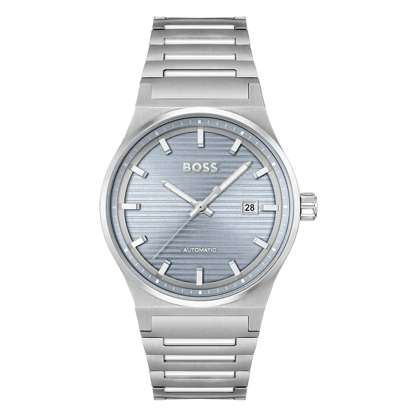 Hugo Boss Candor Auto Automatic Stållänk Ljusblå