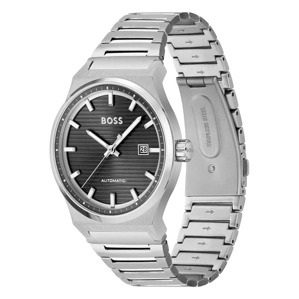 Hugo Boss Candor Auto Automatic Stållänk Svart