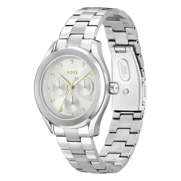 Hugo Boss Lida Quartz Multifunktion Stållänk Silver