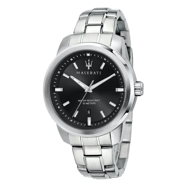 Maserati Successo Datum Quartz Svart