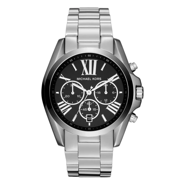 Michael Kors Bradshaw 43 mm Quartz Kronograf Stållänk Svart