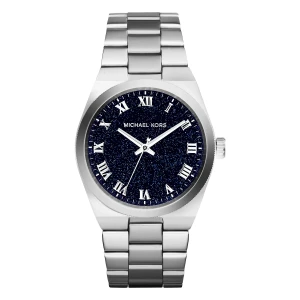 Michael Kors Channing Quartz Stållänk Mörkblå