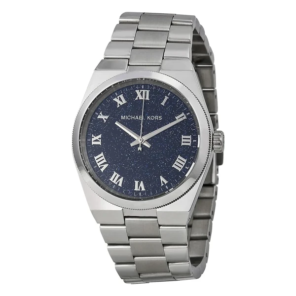Michael Kors Channing Quartz Stållänk Mörkblå