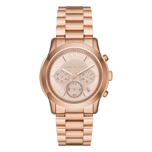 Michael Kors Cooper Quartz Kronograf Roséguldfärgad Stållänk Roséguld