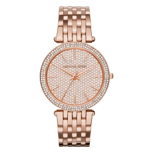 Michael Kors Darci Pavé MK3439 Quartz Roséguldfärgad Stållänk Roséguld