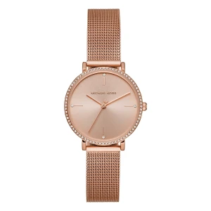 Michael Kors Jayne Quartz Kristaller Roséguldfärgad Mesharmband Roséguld