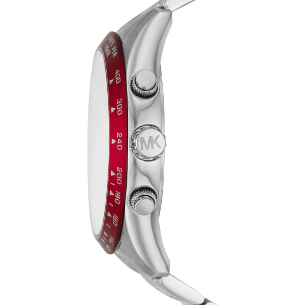 Michael Kors Layton Quartz Kronograf Stållänk Röd