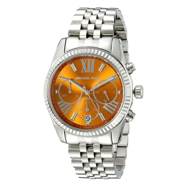 Michael Kors Lexington 38 mm Quartz Kronograf Stållänk Brun