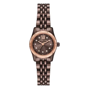Michael Kors Lexington Quartz Brun Stållänk Brun