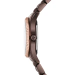 Michael Kors Lexington Quartz Brun Stållänk Brun