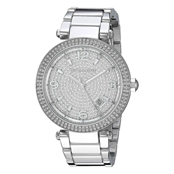 Michael Kors Parker Pavé 38 mm Quartz Stållänk Silver