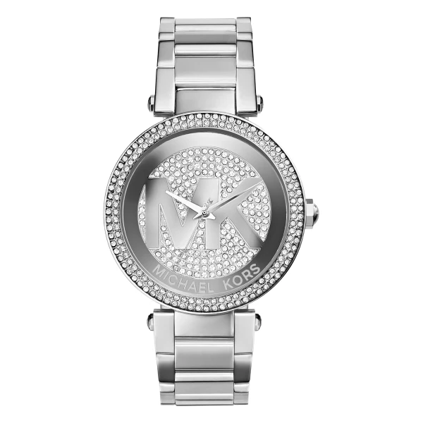 Michael Kors Parker Pavé Quartz Stållänk Silver