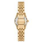 Michael Kors Quartz Guldfärgad Stållänk Blå