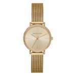 Michael Kors Quartz Guldfärgad Stållänk Guld
