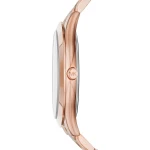 Michael Kors Quartz Roséguldfärgad Stållänk Röd