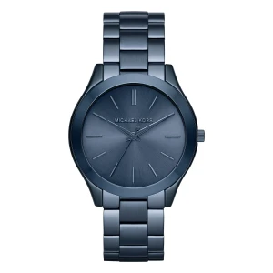 Michael Kors Slim Runway Quartz Blå Stållänk Blå