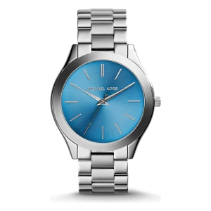 Michael Kors Slim Runway Quartz Stållänk Blå