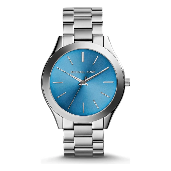 Michael Kors Slim Runway Quartz Stållänk Blå
