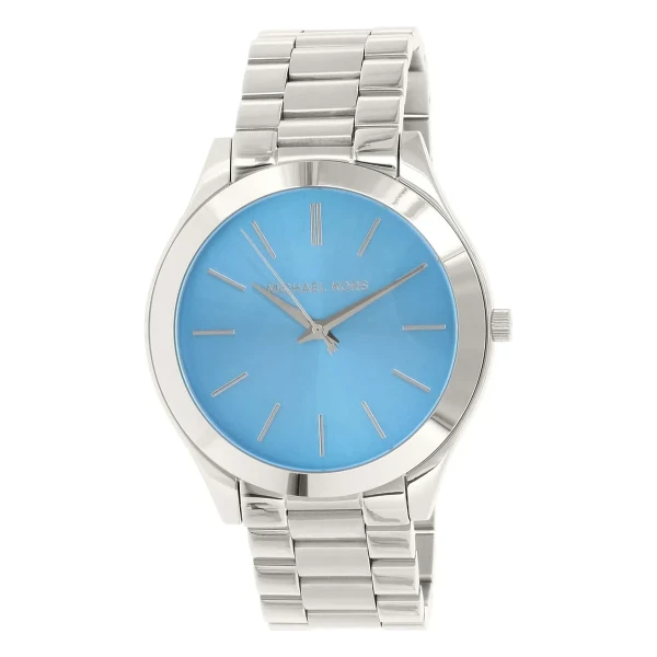 Michael Kors Slim Runway Quartz Stållänk Blå