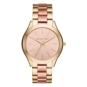 Michael Kors Slim Runway Quartz Tvåfärgad Stållänk Roséguld