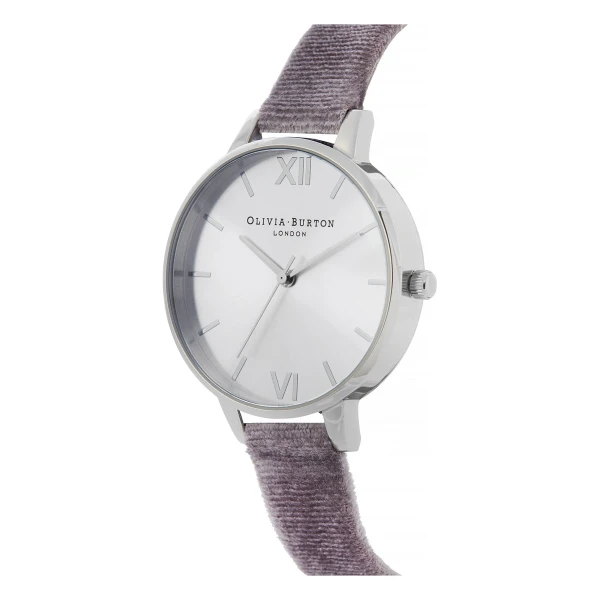Olivia Burton Sunray Demi Quartz Sammetsarmband Silverfärgad