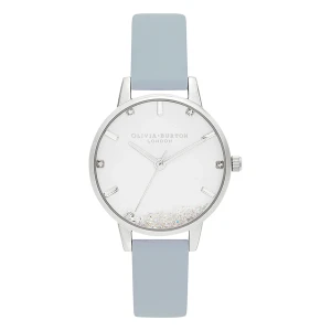 Olivia Burton The Wishing Watch Quartz Syntetläderarmband Vit