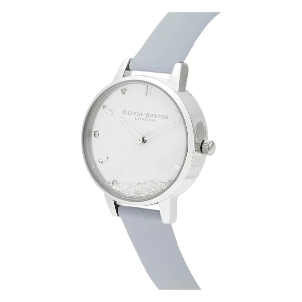 Olivia Burton The Wishing Watch Quartz Syntetläderarmband Vit